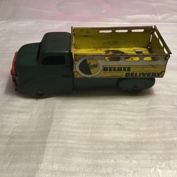 Vintage 1950s Marx Deluxe Delivery toy dump truck - Picture 3 of 15